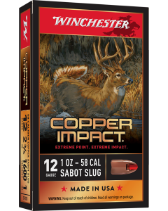 Winchester 12 Gauge 2.75 1 oz Sabot Slug 1600 fps (Box)