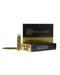 Weatherby Select Plus 338 WBY RPM 185 Gr TTSX BT 20 Rounds (Box)