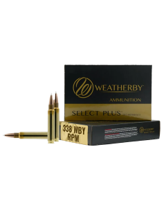 Weatherby Select Plus 338 WBY RPM 225 Gr InterLock 20 Rounds (Box)