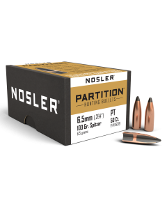 Nosler Partition 6.5mm 100 Gr Partition Spitzer