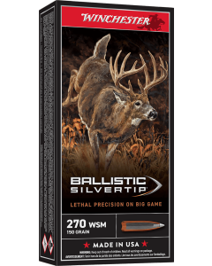 Winchester Ballistic Silvertip 270 WSM 150 Gr Rapid Controlled Expansion Polymer Tip (Box)