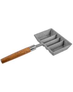 Lee Precision Aluminum Ingot Mold with Wood Handle