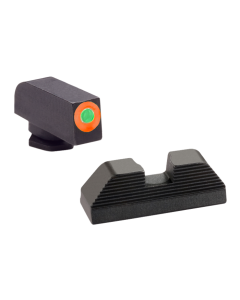 AmeriGlo Protector Sight Set for Glock Green Tritium Front