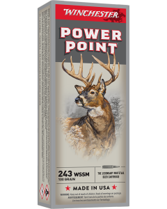 Winchester Power-point 243 WSSM 100 Gr Power Point (Box)