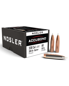 Nosler AccuBond 338 Caliber 300 Gr Spitzer Point
