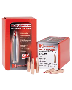 Hornady ELD Match 338 Caliber 285 Gr Extremely Low Drag-Match