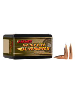 Barnes Match Burners 30 Caliber 155 Gr Match Burners Boat Tail