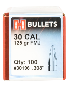 Hornady FMJ 30 Caliber 125 Gr Full Metal Jacket