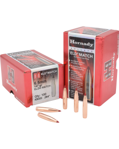 Hornady ELD Match 6.5mm 147 Gr Extremely Low Drag-Match