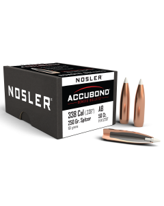 Nosler AccuBond 338 Caliber 250 Gr Spitzer Point