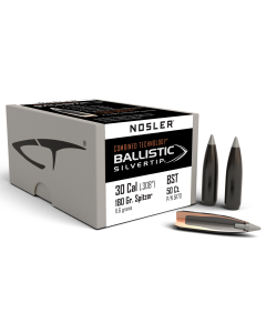 Nosler Ballistic Silvertip 30 Caliber 180 Gr Spitzer Point