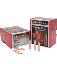 Hornady ELD Match 30 Caliber 225 Gr Extremely Low Drag-Match