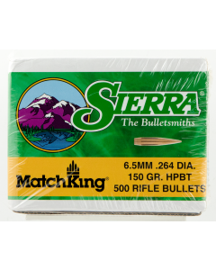 Sierra Bullets MatchKing 6.5mm 150 Gr Hollow Point Boat Tail