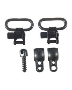 Uncle Mike's 1051-2 Quick Detach Swivels - 1" Loops, 0.540"-0.590" Barrel OD
