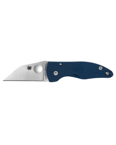 Spyderco® - C264GPCBL - MicroJimbo 2.45" Folding Wharncliffe Plain Blue Knife