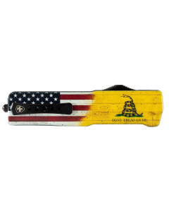 Templar Knife® - SZDTOM321 - Premium DTOM 3" OTF Drop Point Plain Yellow Knife