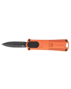 CobraTec® - 952ORGDAGNS - 952 1.75" OTF Dagger Plain Orange Knife