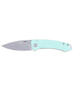 CRKT® - 2522B - Tuna Compact 2.73" Folding Drop Point Plain Aqua Knife