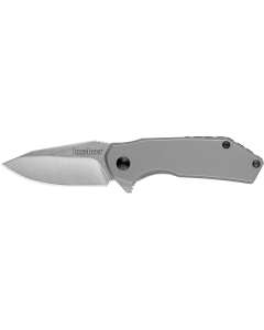 Kershaw® - 1375 - Valve™ 2.25" Folding Drop Point Plain Silver Knife