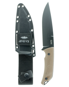 KA-BAR® - 7503 - Jarosz Turok 6.25" Fixed Drop Point Plain Brown Knife