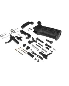CMMG S5CA642 Zeroed Lower Parts Kit Black Grip, Ambi Safety & Mag Catch, Mil-Spec Trigger, Fits AR-Platform/Mk4