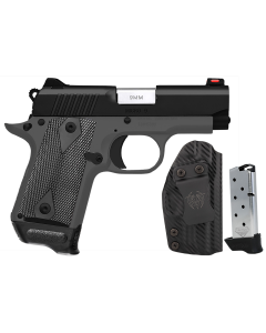Kimber® - 3300257 - Micro 9 Shadow Ghost RTC 9mm Luger 3.15" Semi Auto 7+1 Black Gray Pistol