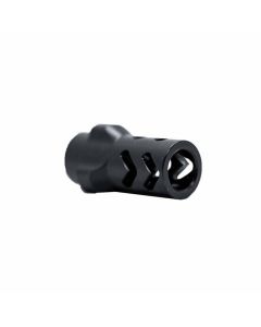 9mm 3-Lug Adapter Dual Chevron Muzzle Brake - 1/2-28 Thread