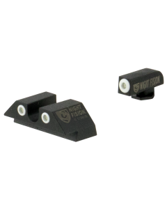 Night Fision U-Notch Night Sight Set Glock 43 White/White