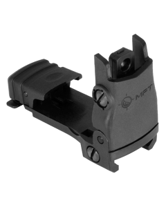 Mission First Tactical Flip Up Rear Sight Black AR-15 Polymer