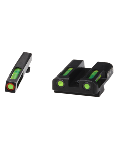 Hiviz LiteWave H3 Sight Set for Glock Green Tritium Orange Front