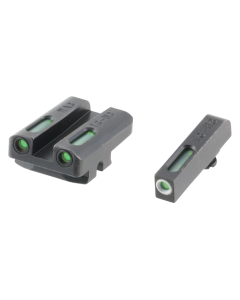 Truglo TFX Handgun Sights Green Tritium Fiber Optic for Walther CCP
