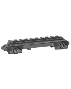 Reptilia LLC RMU Mount 9 Slot Black 7075-T6 Aluminum Picatinny Rail