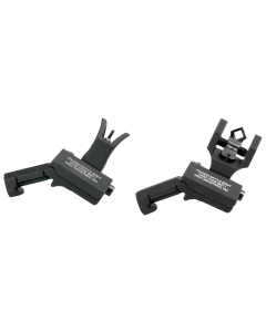 Troy Ind 45 Degree BattleSight Set Black Folding Offset for M4
