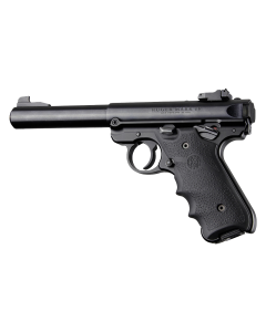Hogue 79000 Rubber Grip  Black with Finger Grooves for Ruger Mark IV