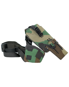 Cole-tac VW116 Varmint Wrangler Pistol Holder M81 Woodland Right Hand