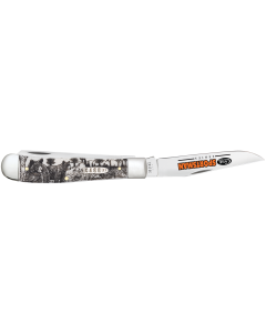 Case - 81223 - Sportsman Trapper 3.27 Folding Clip/Spey Plain Natural Bone Knife