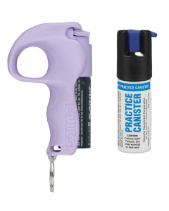 Sabre PBLVOCSTU04 Quick Grip Pepper Spray Range 12ft 0.54oz Lavender Canister