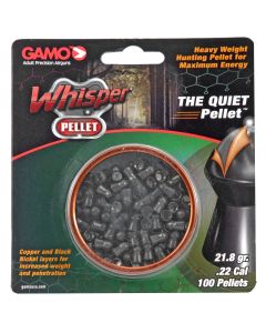 Gamo Whisper Pellet .22 Caliber - 21.8 Grain, 100 Count