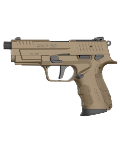 Retay USA RXP 22 LR 13+1 4" Threaded Barrel - FDE Cerakote Optic Ready