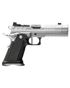 Fusion Firearms XP Pro Comp 9mm Pistol - Chrome Finish, 17+1 Capacity, Optic Ready