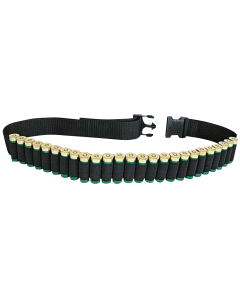 Allen Cordura Shotgun Shell Belt Black 25rd Adjustable Waist