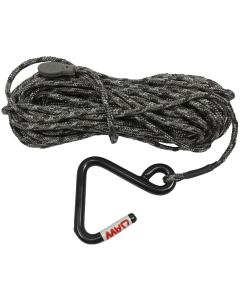 Hawk Jaw Hook Hoist Rope Black 35" Reflective