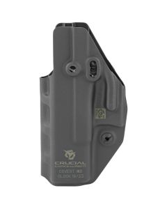 Crucial Covert IWB Holster for Glock 19 - Ambidextrous, Black