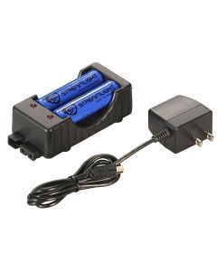 Streamlight SL-B26 Charger Kit - 18650 Lithium Ion, Dual Input 120V/USB/12VDC