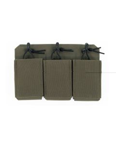 Haley Strategic Thorax Incog Triple Rifle Magazine Placard with MP2 Inserts - Ranger Green