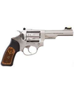 Ruger SP101 Standard 22 LR Black w/Wood Insert/Stainless