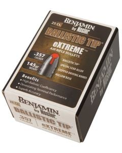 Benjamin Ballistic Tip .357 Caliber Pellets 25 Pack (Box)