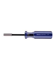 Magna-Tip #81 Solid Screwdriver Handle - 1.25" x 8" Blue