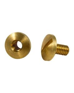 Latigo Brass Chicago Screws 2 Pack - Quick-Set Sling Hardware
