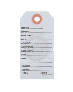 Gun Price Tags Light Blue 500 Pack - Retail Pricing Labels